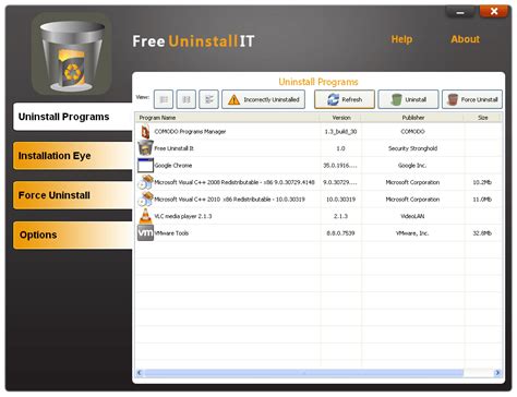 Completely access of Portable Maxim Uninstaller 3.0